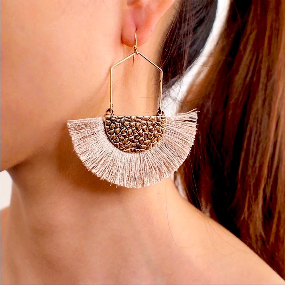 Beautiful Handmade tassel earrings